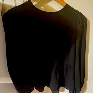 Express small in size long sleeves blouse
